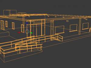 post office building 3Dモデル