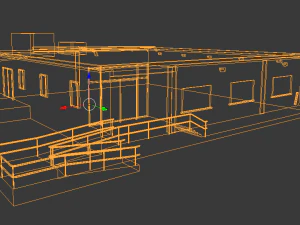 post office building 3D Model