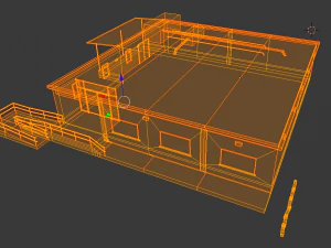 post office building 3D Model
