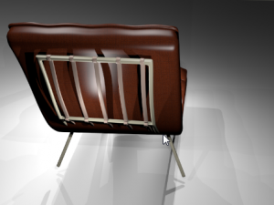 barselona chair 3D Модель