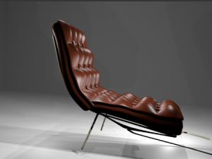 barselona chair 3D Модель