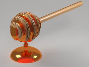 honey dipper 3D Model