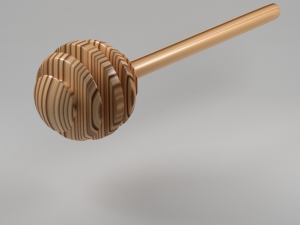 honey dipper 3D 모델