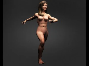 donna inventata Modello 3D