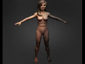 invented woman 3D Model