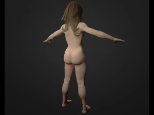 invented woman 3D Model