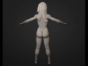 invented woman 3D Modell