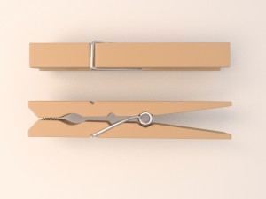 clothes pin 3D Model