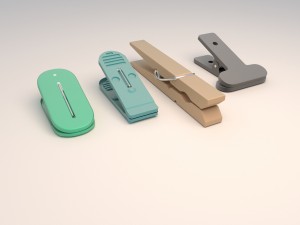 clothes pin 3D Model