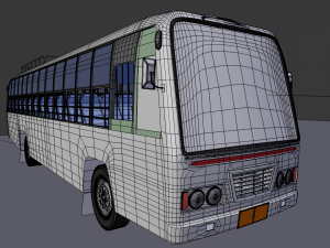 Indian tnstc bus model Model 3D