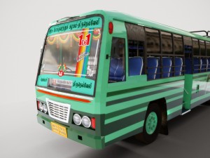 Indian tnstc bus model Model 3D