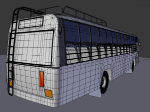 Indian tnstc bus model Model 3D