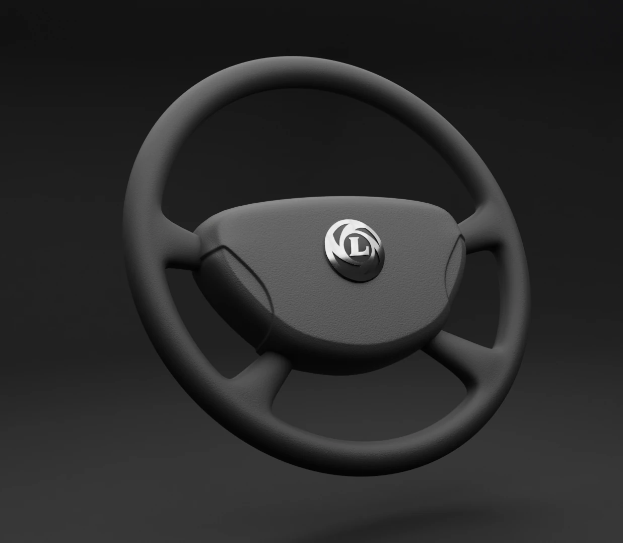 bus- truck steering 3D Model .c4d .max .obj .3ds .fbx .stl .blend 