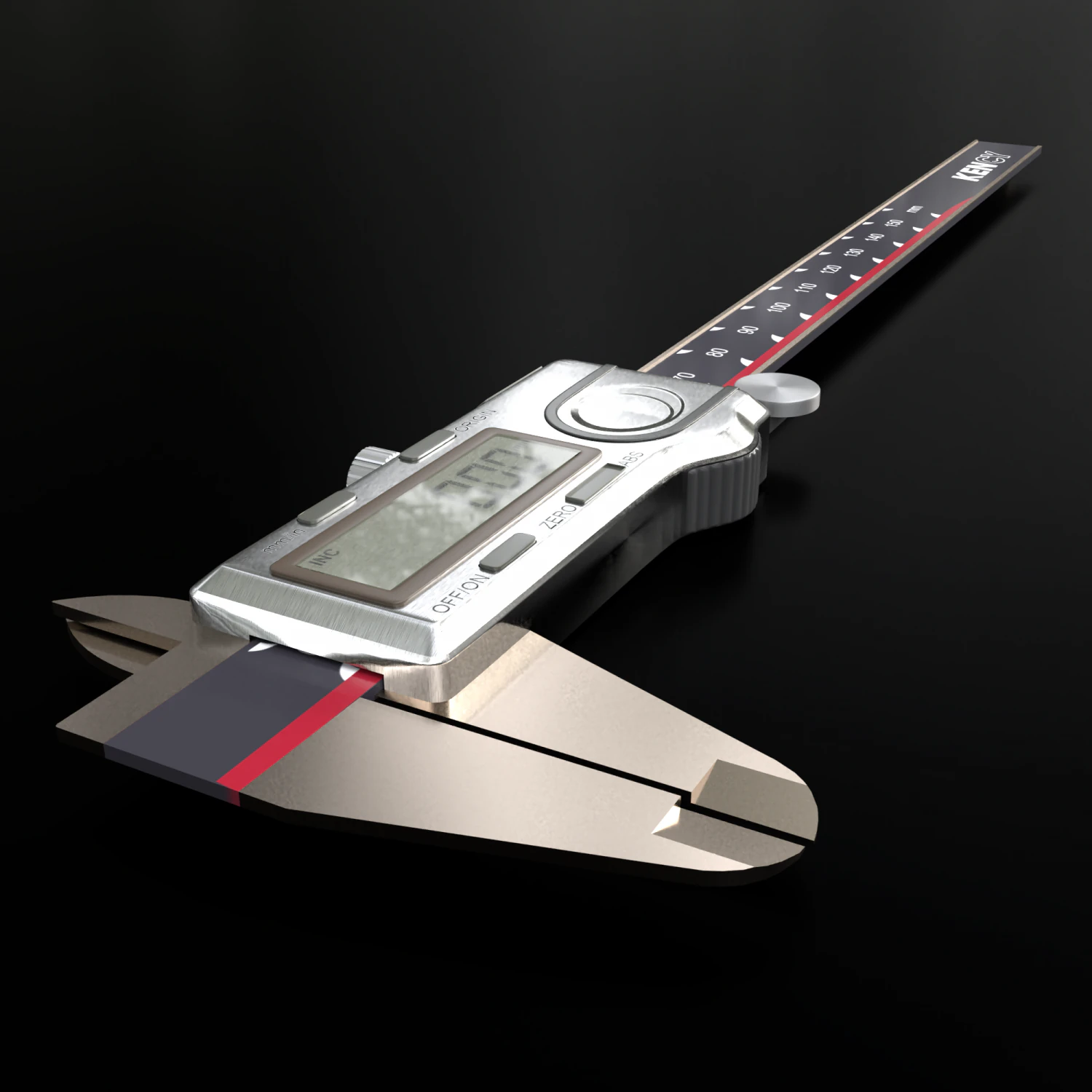 digital vernier caliber 3D Model .c4d .max .obj .3ds .fbx .stl .blend 