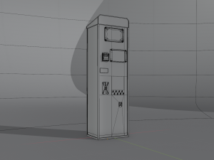 souvenir coin vending machine 3D-Modell