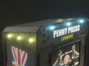 souvenir coin vending machine 3D Model