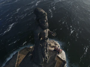 Thiruvalluvar statue 3D Model
