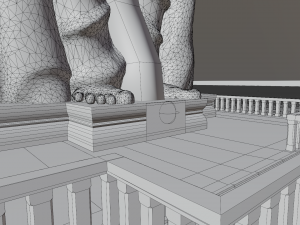 Thiruvalluvar statue 3D Model