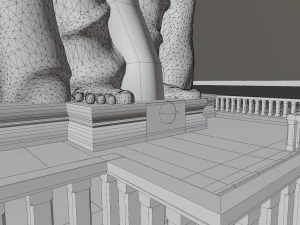 Thiruvalluvar statue 3D Model