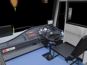 SETC Prakash Vega bus model of Tamil Nadu Government Modèle 3D