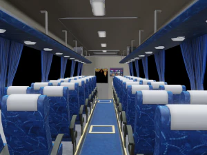 SETC Prakash Vega bus model of Tamil Nadu Government 3D Model