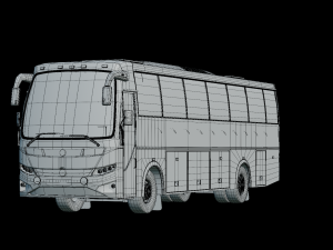 SETC Prakash Vega bus model of Tamil Nadu Government Modèle 3D