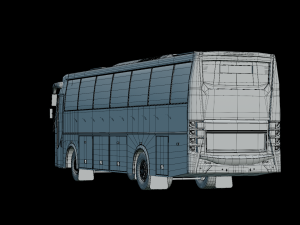 SETC Prakash Vega bus model of Tamil Nadu Government Modèle 3D