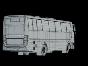 SETC Prakash Vega bus model of Tamil Nadu Government Modèle 3D