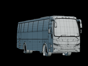 SETC Prakash Vega bus model of Tamil Nadu Government Modèle 3D