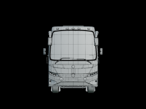 SETC Prakash Vega bus model of Tamil Nadu Government Modèle 3D