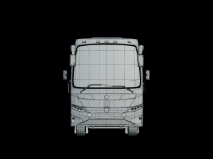 SETC Prakash Vega bus model of Tamil Nadu Government 3D Model