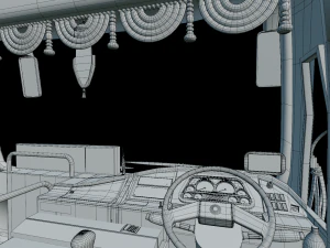 SETC Prakash Vega bus model of Tamil Nadu Government 3D Model