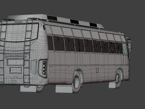 &Ocirc;nibus privado SST de TamilNadu Modelo 3D