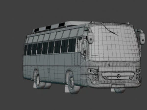 &Ocirc;nibus privado SST de TamilNadu Modelo 3D