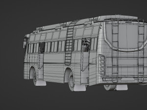 Trinethra Private bus from TamilNadu - INDIA Modèle 3D