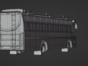 Trinethra Private bus from TamilNadu - INDIA Modèle 3D