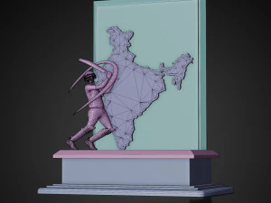 DLF IPL Trophy 2008-09-10 3D Model