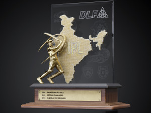 DLF IPL Trophy 2008-09-10 3D-Modell
