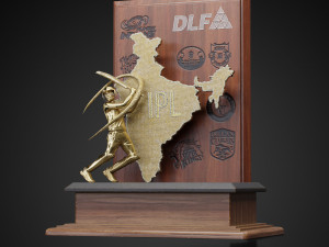DLF IPL Trophy 2008-09-10 3D-Modell