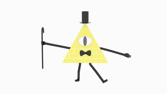 bill schiffer gravity falls Model 3D .c4d .max .obj .3ds .fbx .stl .blend 
