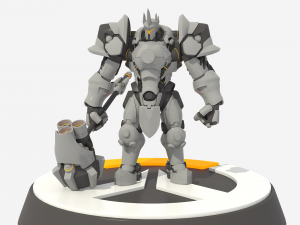 reinhardt overwatch Modello 3D