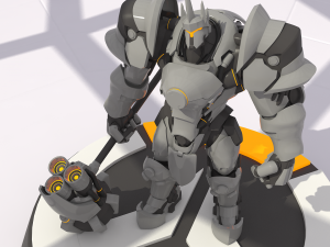 reinhardt overwatch 3D Модель