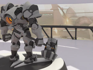 reinhardt overwatch 3D Model