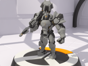 reinhardt overwatch 3D Модель