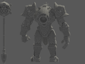 reinhardt overwatch 3D Модель