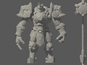 reinhardt overwatch 3D Модель
