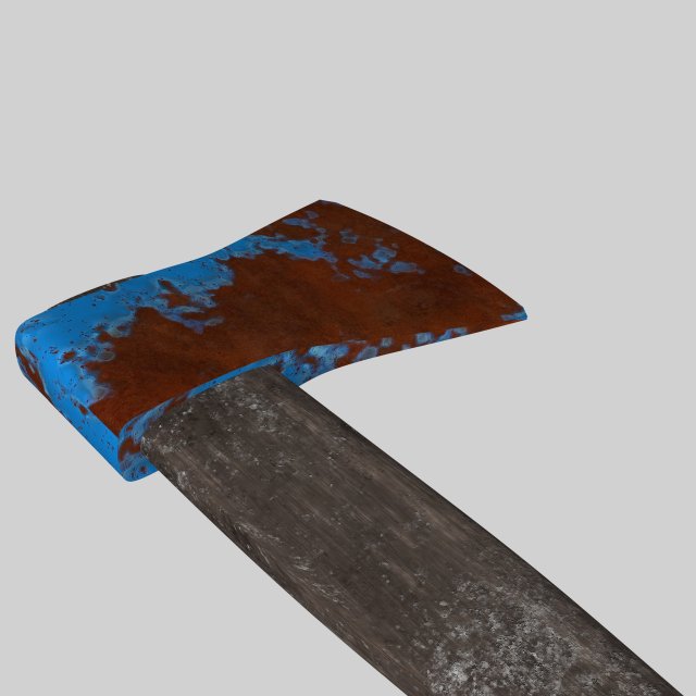 old ax 3D Model .c4d .max .obj .3ds .fbx .stl .blend