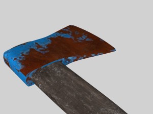 old ax Modelo 3D