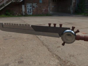 steampunk sword 3D Model