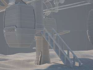 cableway 3D Model